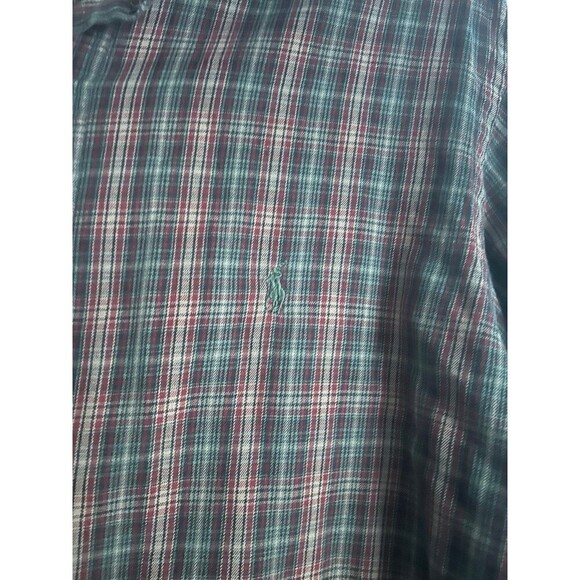 Ralph Lauren Button Up Classic Fit Shirt Womens Size Large Plaid - Picture 4 of 10